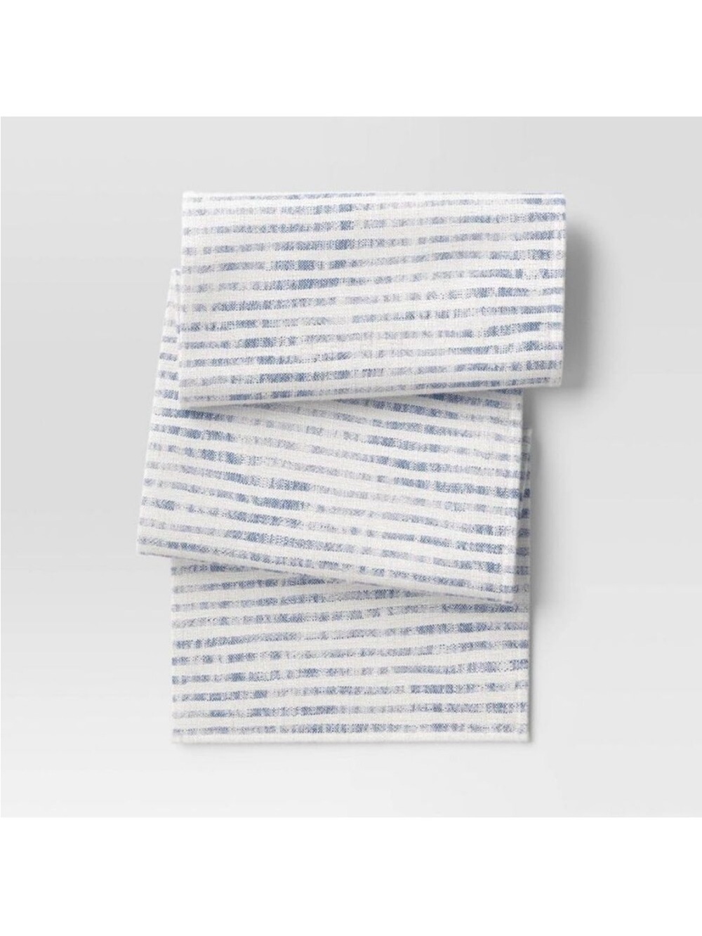 Threshold - 90"x20" Table Runner Blue
Striped - Threshold Blue